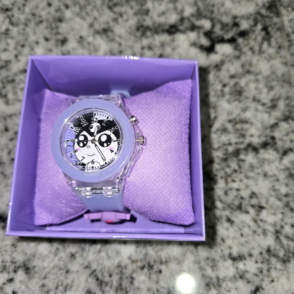 Kuromi Purple Analog Watch